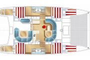 Huck Finn catamaran layout